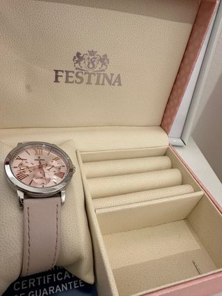 Reloj Festina Mujer Rosa y Plateado