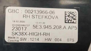 PILOTO TRASERO DERECHO SKODA OCTAVIA DPC