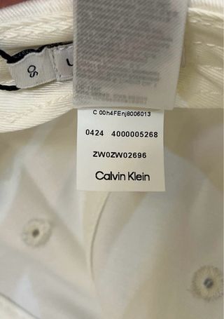 Cappello Calvin Klein CK Bianco