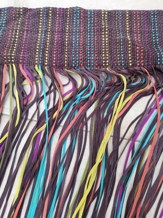 Cortina India Flecos Multicolor Nueva 145x220 apro