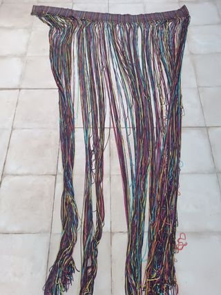Cortina India Flecos Multicolor Nueva 145x220 apro