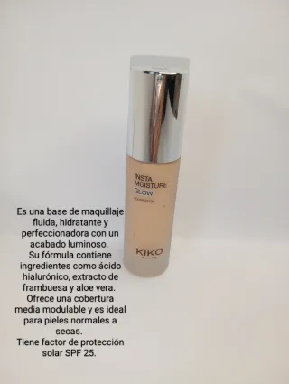 Base de maquillaje Kiko Milano Insta Moisture Glow