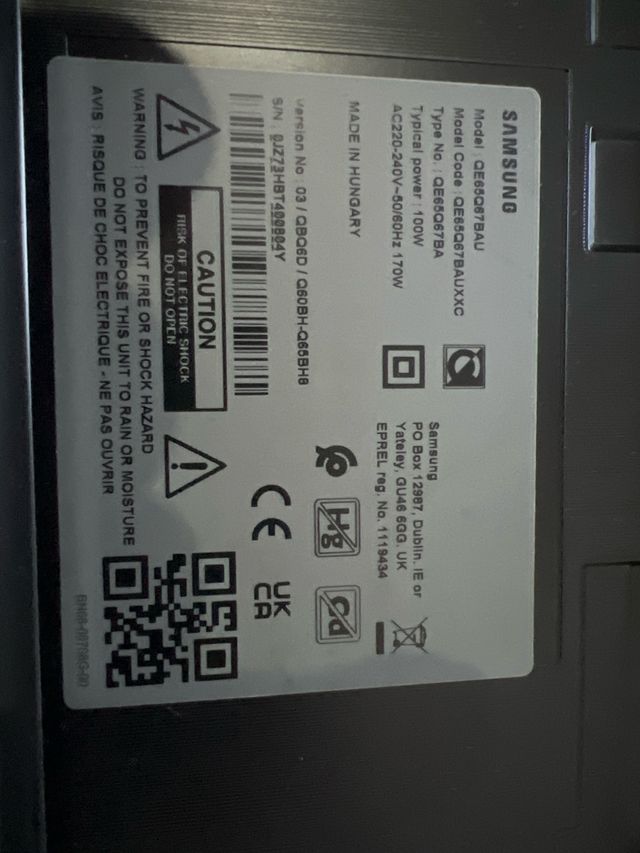 Pantalla Samsung Rota