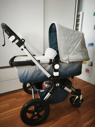 Carro y silla Bugaboo Camaleon con acessorios