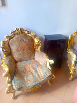 Poltrona Rococò Veneziano restaurata