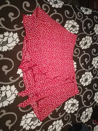 Falda pantalón corta estampada