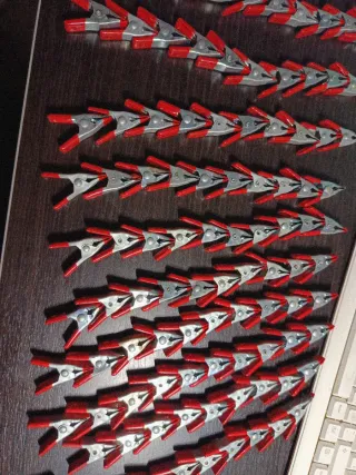 100 Pinzas Metálicas 5cm