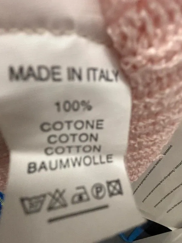 Top punto mujer flores rosa talla única