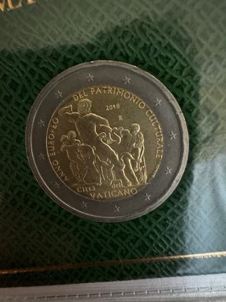 2€ Vaticano 2018 Patrimonio Cultural UNC