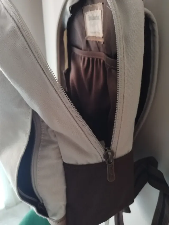 Zaino Timberland beige /dettagli marrone