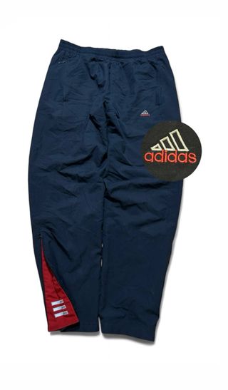 Adidas Trackpants baggy Taglia L Vintage con zip
