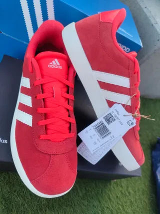 Zapatillas Adidas VL Court 3.0 K Rojas