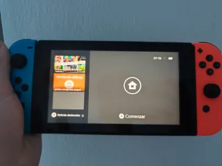 Nintendo Switch + 256GB SD + maletín 