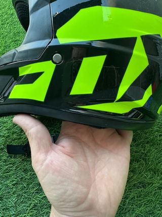 Casco Motocross con Gafas ,Mascara y guantes 