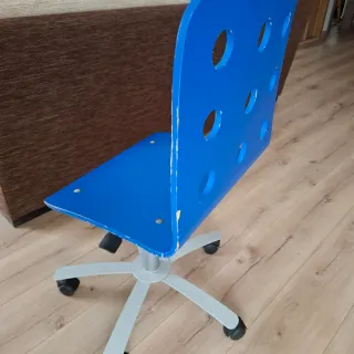 Silla de escritorio azul Ikea