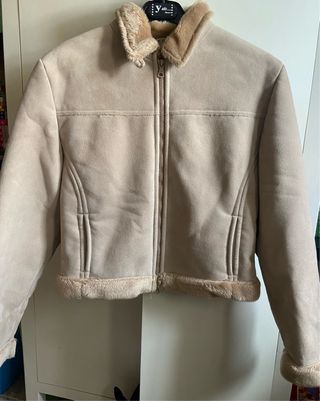 Chaqueta de invierno con forro de pelo mujer