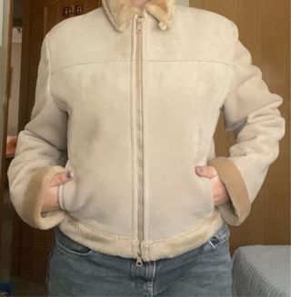 Chaqueta de invierno con forro de pelo mujer