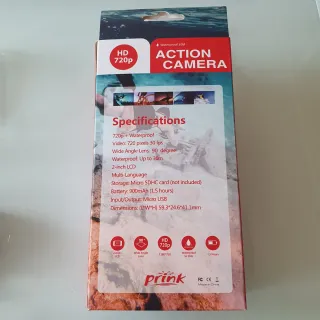 Cámara de Acción HD 720p Waterproof 30m