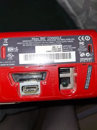 Xbox 360 120GB Roja + 2 Mandos