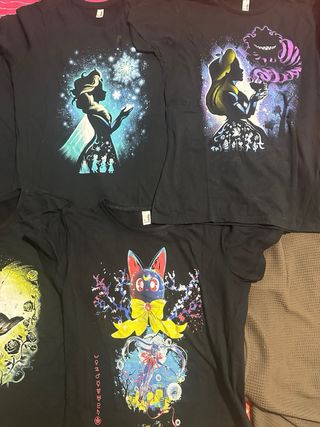 Lote 6 Camisetas Talla S Pampling Princesas Disney