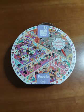 Puzzle Janod Escuela 208 Piezas
