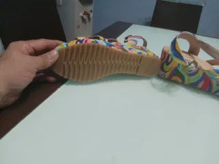 Sandalias de verano multicolor
