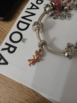 Charm Pandora Winnie the Pooh Oro y Plata