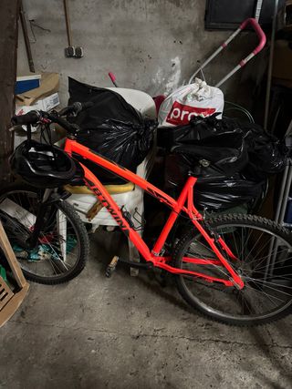 Bicicleta BTWIN Naranja MTB