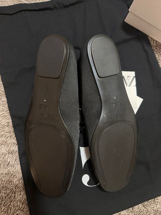 Bailarinas Zara efecto satinado