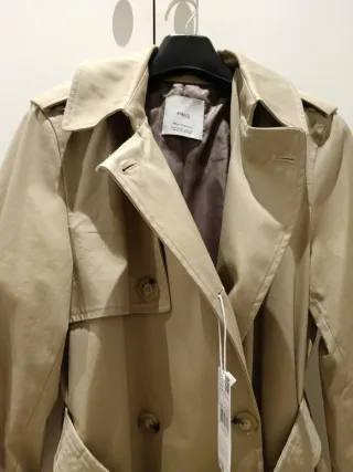 Gabardina Mango Beige