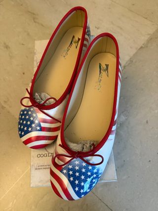 Ballerine con bandiera USA