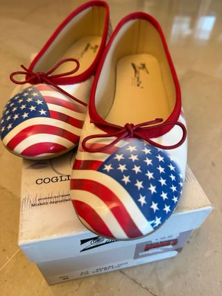 Ballerine con bandiera USA