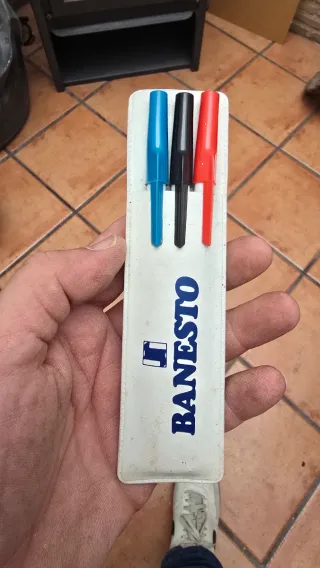 Ideal coleccionistas.Pack 3 Bolígrafos Banesto