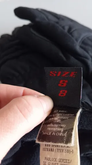 Guantes Axo Talla 8 Negros