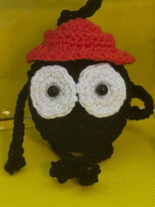 Figuras crochet Susuwatari Ghibli