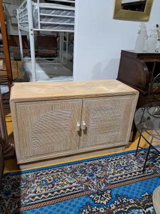 Aparador de Rattan con 2 Puertas