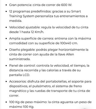 Cinta de Correr Cecotec Drumfit