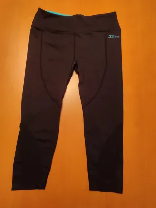 Mallas deportivas Illico negras y turquesa