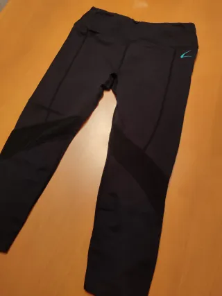 Mallas deportivas Illico negras y turquesa