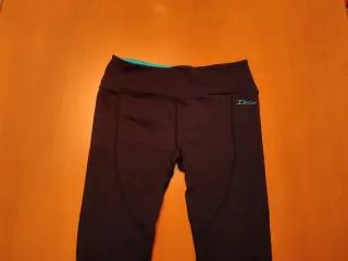 Mallas deportivas Illico negras y turquesa