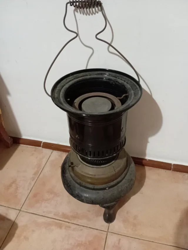 Brasero cocina calentador antiguo metal