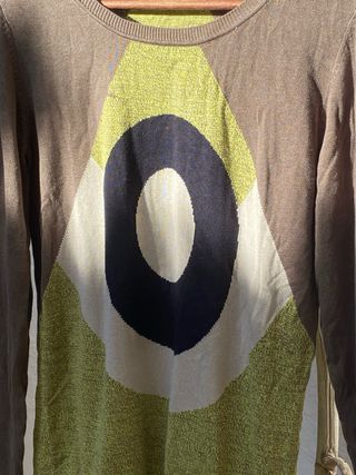 Jersey fino estampado retro verde