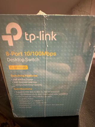 TP-Link TL-SF1008D Switch 8 Puertos