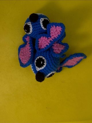 Llaveros Stitch Crochet x2