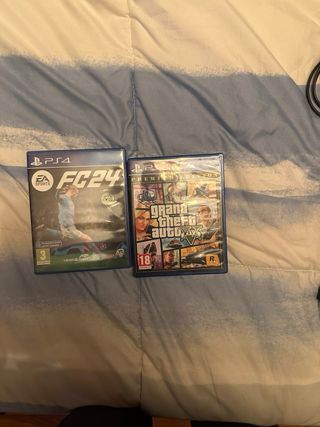 PS4 Fortnite 500GB + FC24 y GTA V