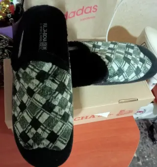 Zapatillas de caballero a cuadros