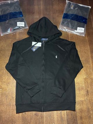 Felpa Polo Ralph Lauren Nera Zip Uomo