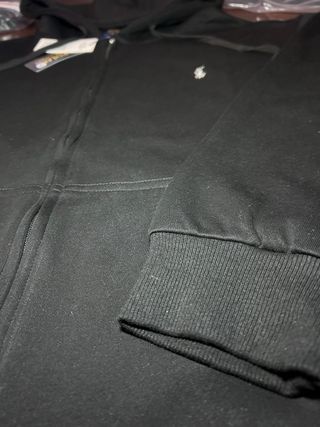 Felpa Polo Ralph Lauren Nera Zip Uomo