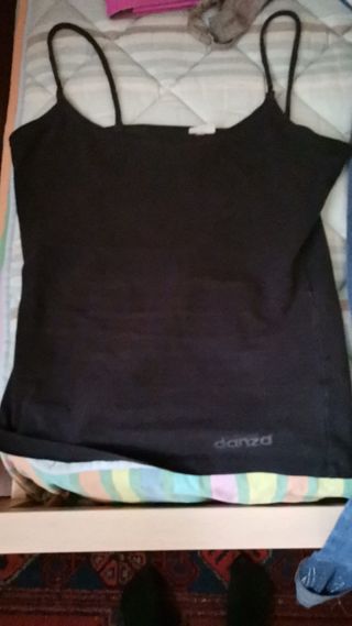 Canotta Danza nera taglia unica