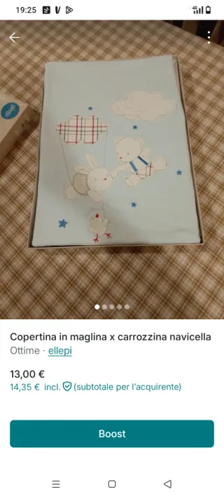 Copertina maglina x carrozzina